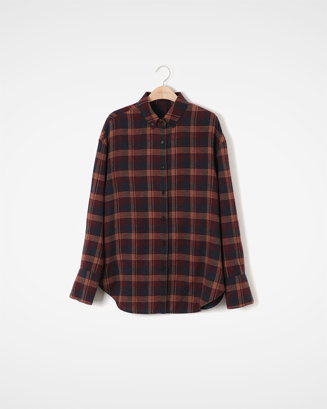 The warmth unique to cozy napping cotton<br> Add a luxurious complexion with grid checks