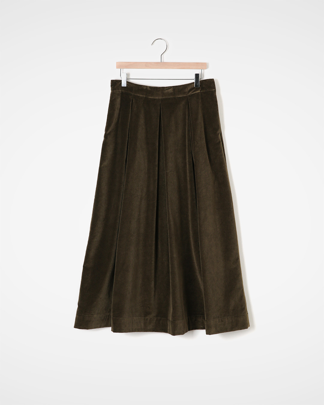 Softly lighted<br> Cotton Velvet Skirt
